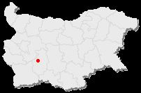 Расположение Белово на карте Болгарии