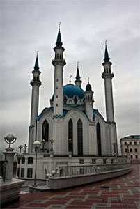 Символ Казани - мечеть Кул Шариф, минарет