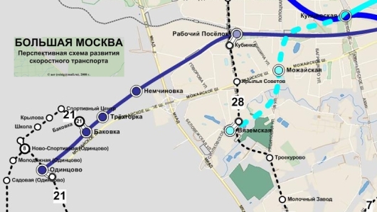 схема легкое метро химки