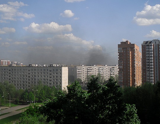 Пожар в Одинцово