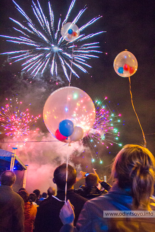 День города Одинцово 2013, салют, фейерверк