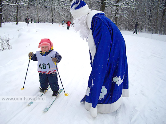 Дед Мороз, Манжосовская лыжная гонка