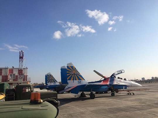 Пилотажная группа Русские Витязи, новые самолёты СУ-30СМ