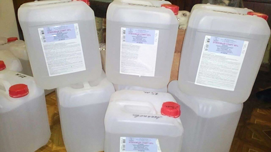 130 литров алкогольной продукции изъяли у жительницы Одинцово