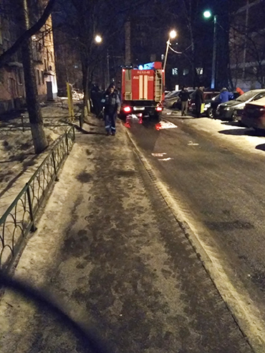 Один человек пострадал при пожаре в Одинцово