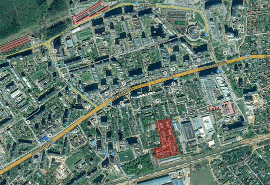 Посёлок БЗРИ на карте Одинцово, Поселок БЗРИ