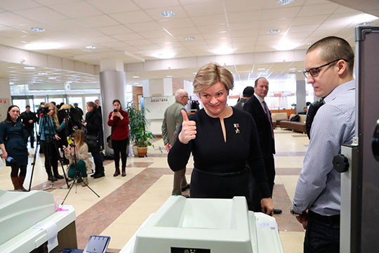 Лариса Лазутина, выборы президента РФ