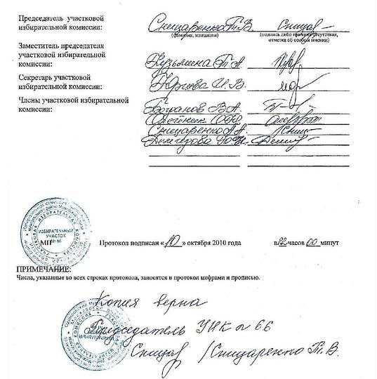 УИК 66 протокол, Выборы октябрь 2010г УИКи, biostan1991, Звенигородская биостанция МГУ, Звенигородская биостанция МГУ д.12