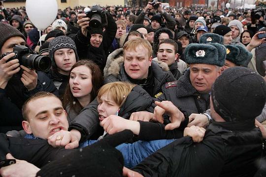 Провокация нашистов на пл. Революции 26.02.12., ivan-ivanov-1941, Россия, Подмосковье