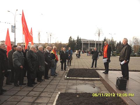 Одинцово Митинг 5 ноября 2012г, День Октябрьской Революции., nkolbasov, Одинцово, Ново-Спортивная д.6