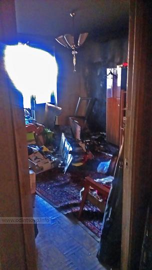 Пожары в Одинцовском районе, Завалы после пожара в квартире в Часцах