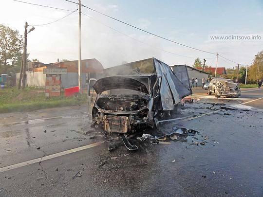 ДТП - происшествия на дороге, В «Газели» сгорел водитель