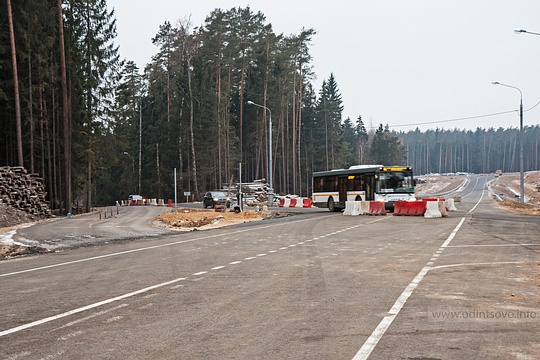 Вырубка и строительство пристыковки Северного объезда к 1 Успенскому шоссе