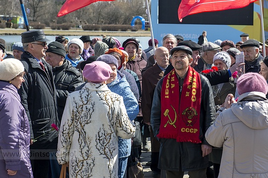 Митинг посвященный Дню рождения Ленина