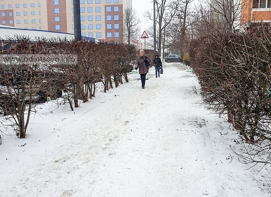 Снегопад в Одинцово