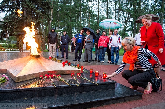 Акция «Свеча памяти» в Одинцово