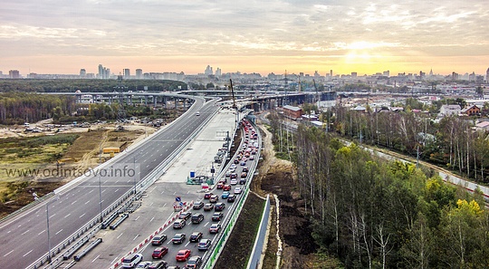 Новый съезд на МКАД с платной дороги «Северный обход Одинцова» откроют 29 июня
