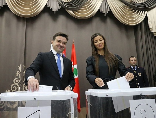 Андрей ВОРОБЬЕВ проголосовал в КЦ «Барвиха»