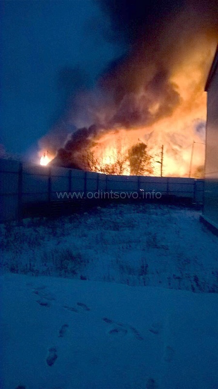 Пожар в Юдино