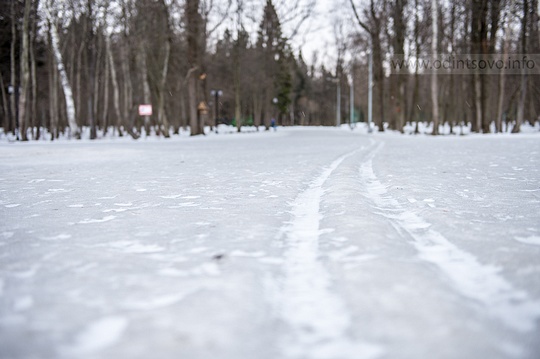 Лыжная трасса в&nbsp;Спортивном парке отдыха покрылась льдом
