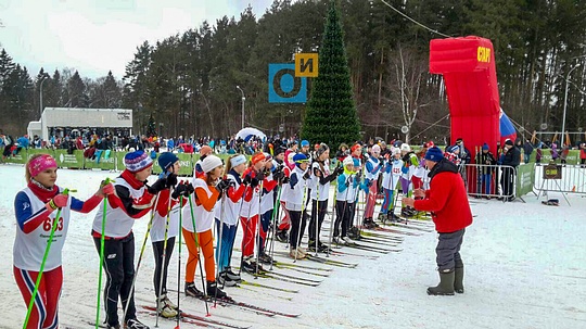 Старт Манжосовской гонки 31 декабря 2016 года