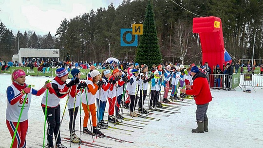 Старт Манжосовской гонки 31 декабря 2016 года