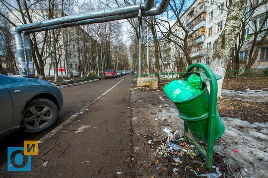 Состояние дворовых территорий в центре Одинцово