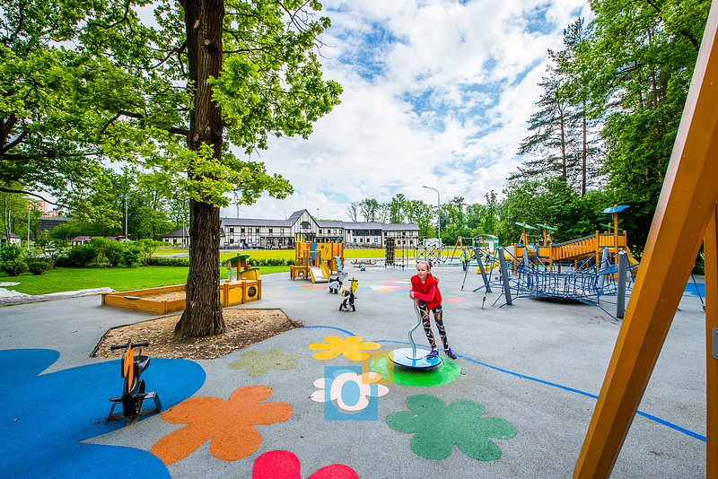 Детская площадка Одинцовского парка культуры, спорта и отдыха стала лучшей в Подмосковье, Детская площадка в парке