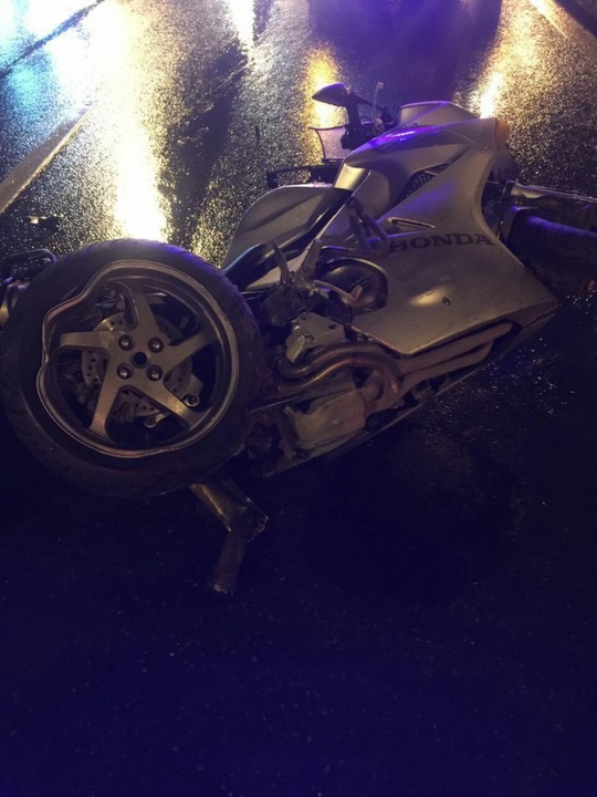 Мотоцикл Honda VFR800, Экспертиза: пьяный полицейский не мог избежать столкновения