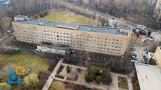 Одинцовская ЦРБ, вид на хирургический корпус, Начало реконструкции Одинцовской ЦРБ