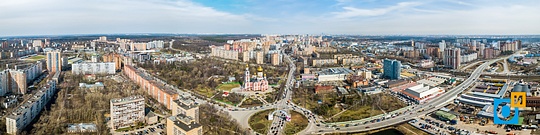 Панорама Одинцово, весна 2018, Аэрофотографии, freemax