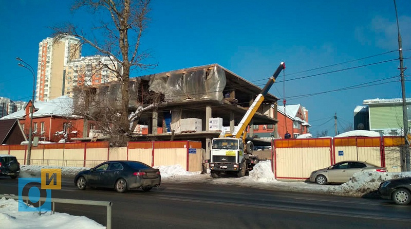 Незаконное строительство в Одинцово на улице Колхозная, 164, Незаконное строительство в Одинцово на улице Колхозная, 164