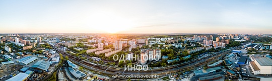 Панорама Одинцово из 8 микрорайона, май 2018, Аэрофотографии, freemax