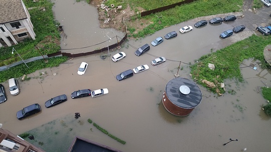 Потоп в Гусарской Балладе, Стихия нанесла удар по Одинцово