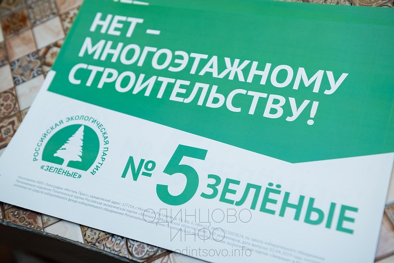 «Нет — многоэтажному строительству!», «Зелёные» — против многоэтажной застройки Одинцовского округа