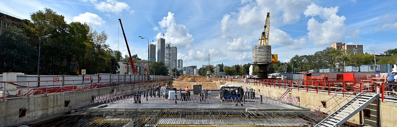 В Москве начали строить Рублёво Архангельскую линию метро, Сентябрь