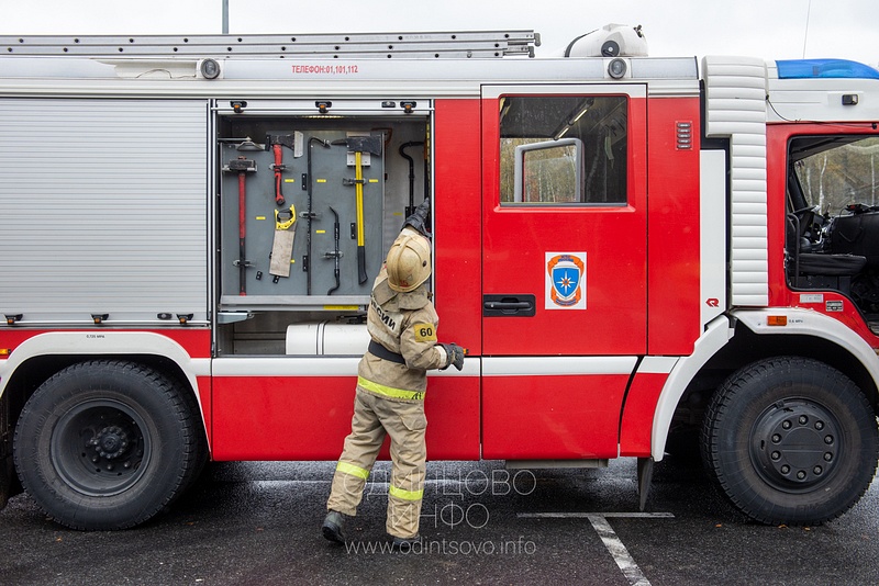 Пожарный автомобиль п. Горки-2, Показательные учения прошли на платном участке Минского шоссе с привлечением всех служб оперативного реагирования, Пожар, Пожарная