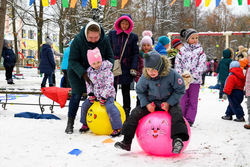«Игры нашего двора» в Краснознаменске, Январь