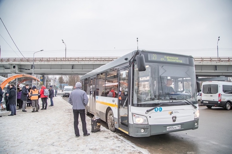 Автобус маршрута № 23 «Каринское — Звенигород», Февраль
