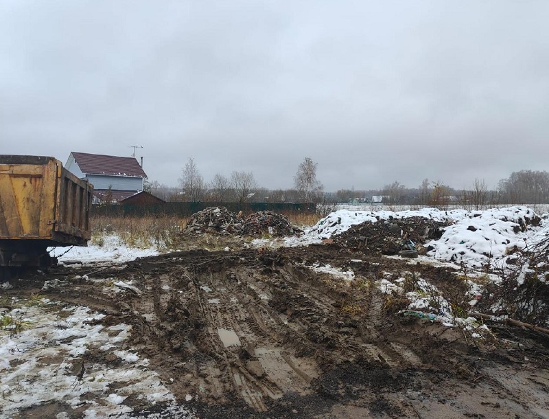 Незаконная свалка мусора в Голицыно станет предметом судебного разбирательства, Декабрь