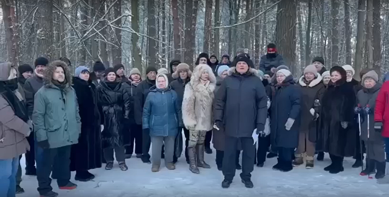 «За наш лес будем стоять насмерть»: жители посёлка Барвиха записали видеообращение к президенту Путину, Январь