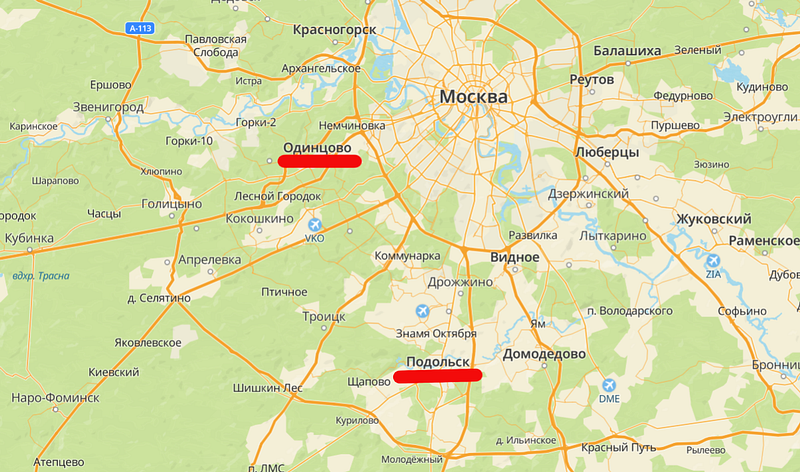 7-летнего ребёнка с подозрением на аппендицит повезли из Одинцово в Подольск, Апрель
