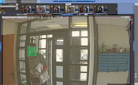 Так работает распознавание лиц на видеокамере, установленной в подъезде многоэтажного дома, Июль