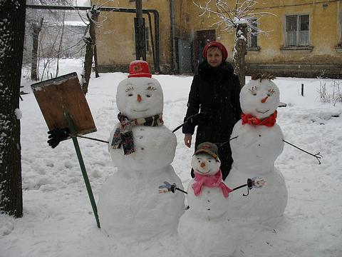 Моя большая семья 2, Конкурс снеговиков от «Одинцово-ИНФО» и «Позитроники», semen78