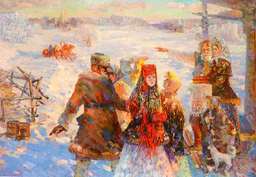 Куклы в народных костюмах – "Девчушки-болтушки"